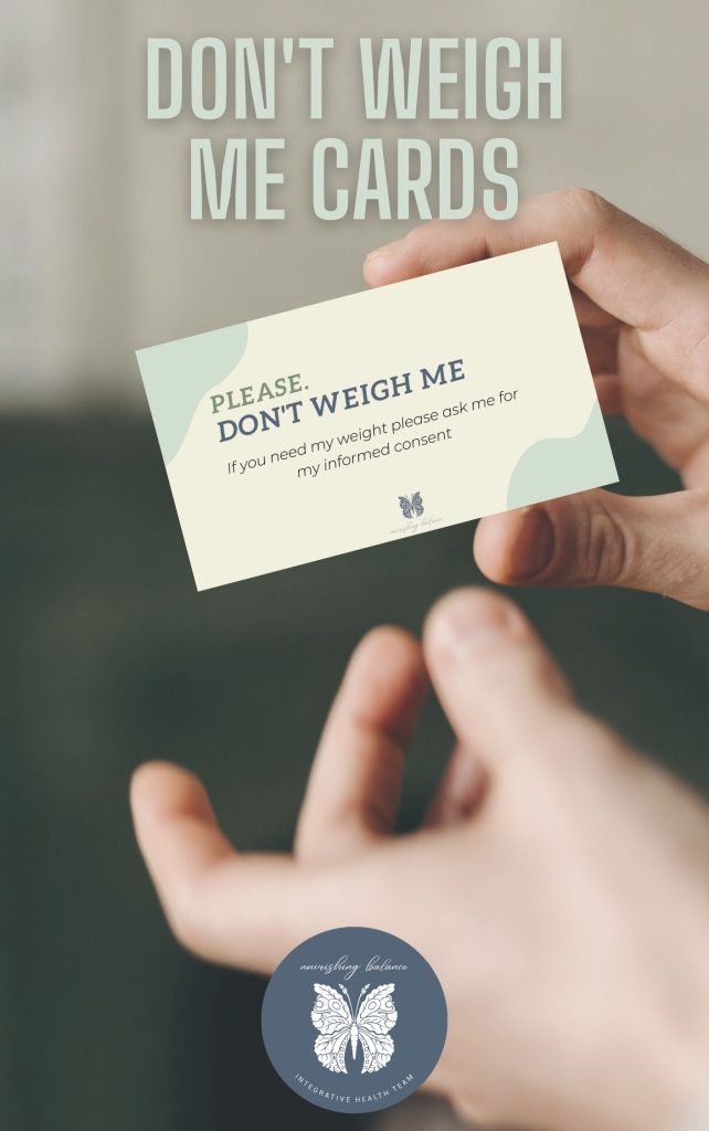 Please Don't Weigh me printable card
