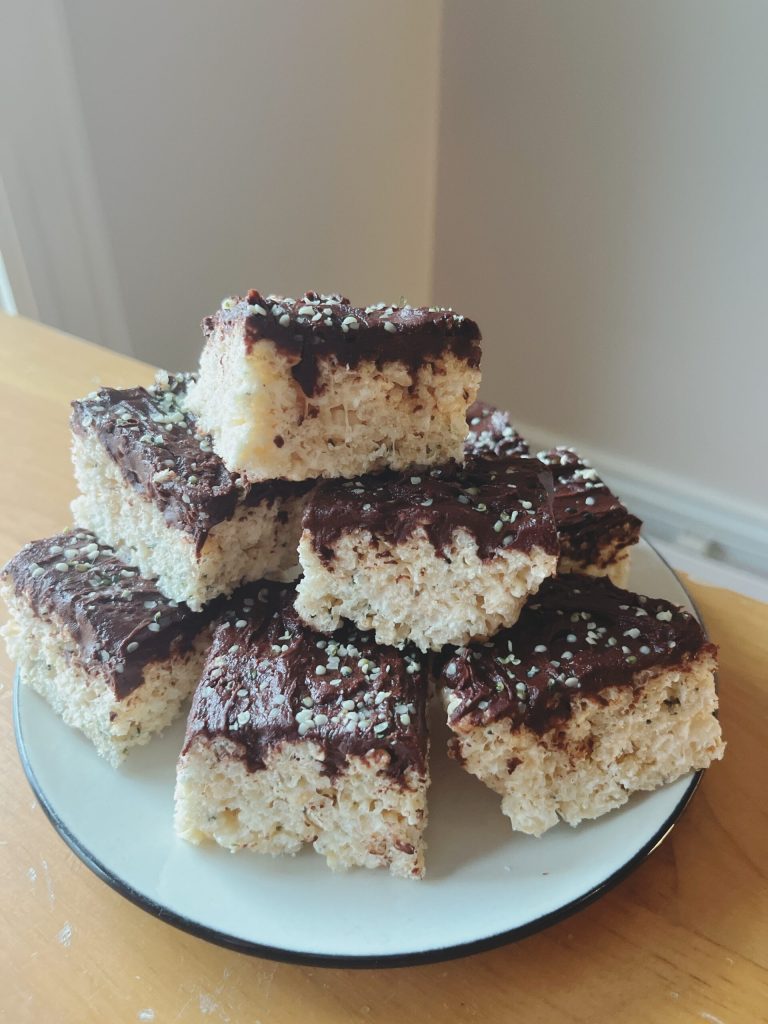 Chocolate rice krispy treats