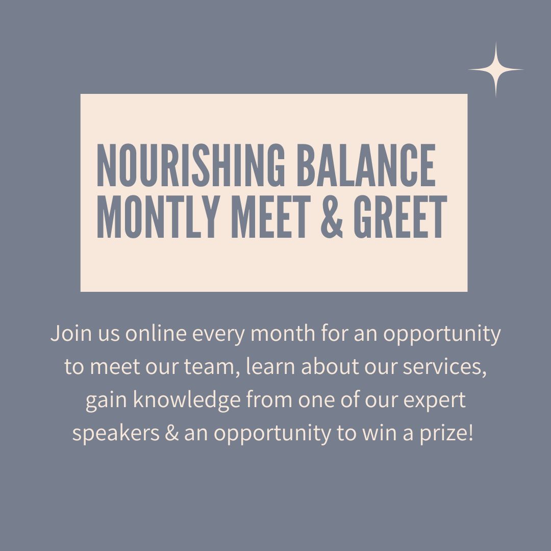 Nourishing Balance Montly Meet & Greet
