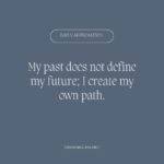 Affirmation of the day: My past does not define my future; i create my own path. Each unique life experience is an opportunity for you to create your own individual journey. Remember, we are not defined by life's experiences; rather, we possess the ability to sculpt our distinctive paths. Let's embrace the freedom to create and navigate our own narratives.
⠀⠀⠀⠀⠀⠀⠀⠀⠀
Double tap if you need this reminder!
⠀⠀⠀⠀⠀⠀⠀⠀⠀
#dailyaffirmations #psychotherapyconsults #therapyadvice #mentalhealthreminder #wordsofaffirmation #mentalhealthreminder #positivethinking